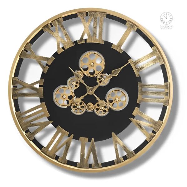 Horloge moderne à engrenage décoratif