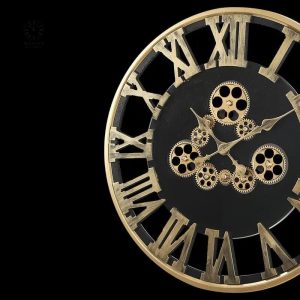 Horloge à engrenages pour une touche industrielle