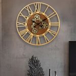 Horloge murale avec mécanisme d'engrenage