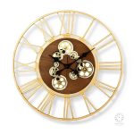 Horloge avec design d'engrenage en mouvement