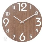 Horloge murale en bois, accessoire pratique et esthétique