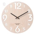 Horloge en bois, pièce unique pour votre décoration murale