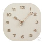 Accessoire déco : horloge murale en bois