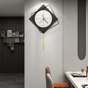 Horloge Carrée au design minimaliste
