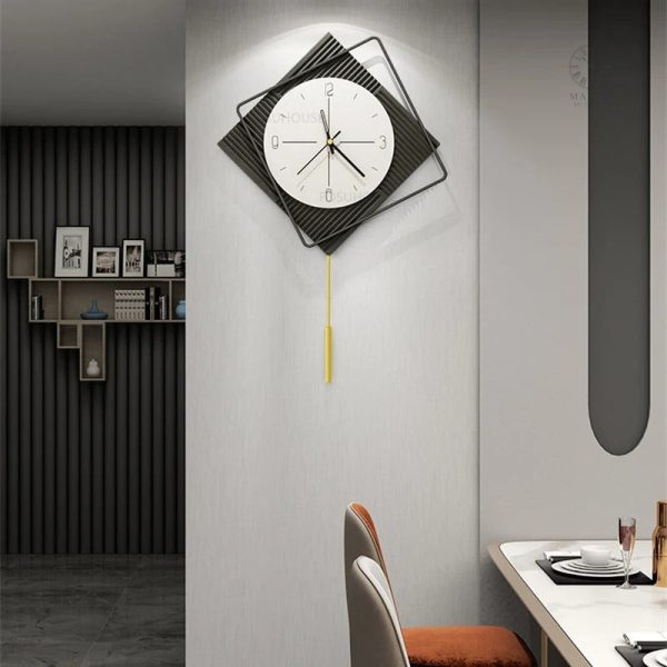 Horloge Carrée au design minimaliste