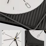 Horloge Murale Carrée pour décoration intérieure