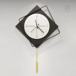 Horloge Carrée avec chiffres clairs et lisibles