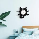 Horloge décorative chat pour les amoureux des félins et du style