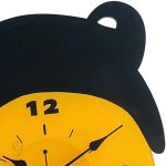 Horloge murale originale avec motif de chat noir