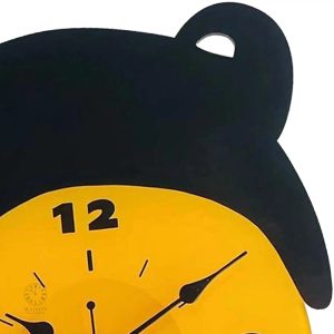 Horloge murale originale avec motif de chat noir
