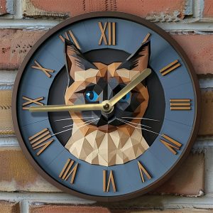 Accessoire mural original pour les amoureux des chats Siamois