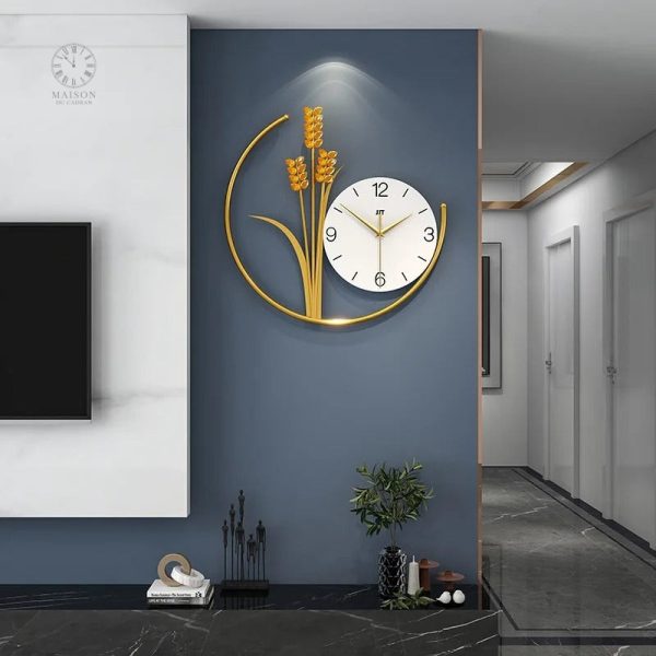 horloge-murale-contemporaine-design-1 Horloge murale contemporaine au design élégant