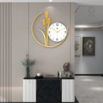 Horloge murale moderne avec finition soignée