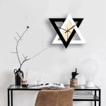 Horloge murale design avec un style contemporain et esthétique