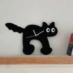 Horloge murale décorative avec motifs d'animaux