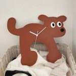 Horloge originale pour la décoration intérieure, style animalier