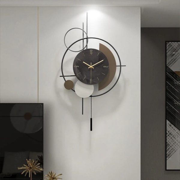 Horloge murale au style contemporain et élégant