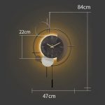 Horloge murale au design minimaliste et chic