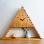 Horloge Murale en Bois au design naturel