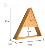 Horloge Murale en Bois avec style contemporain
