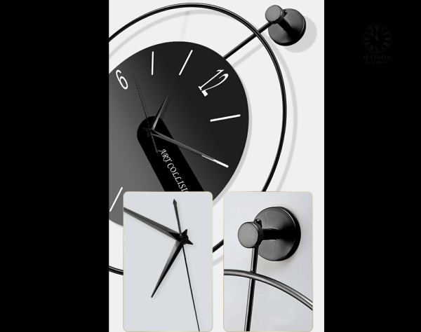Horloge murale décorative pour un salon moderne