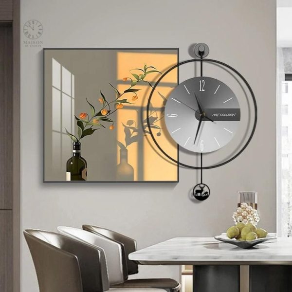 Horloge murale moderne pour décoration intérieure