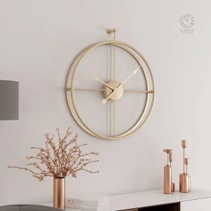 Horloge murale minimaliste pour décoration intérieure