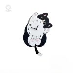 Horloge murale ludique pour les amoureux des chats