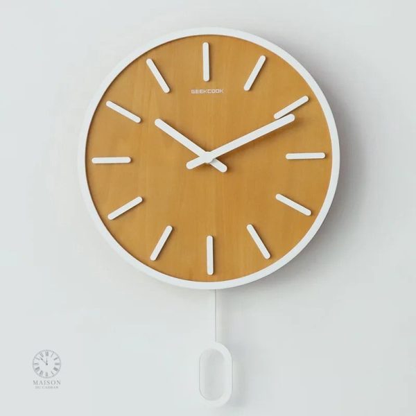 horloge-murale-design-en-bois-1 Horloge Murale Design en Bois