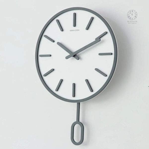 Horloge en bois pour décoration murale