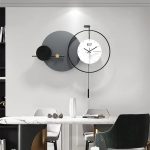 Horloge murale design géométrique moderne