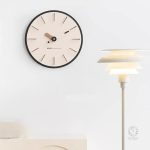 Horloge murale artistique inspirée du design italien
