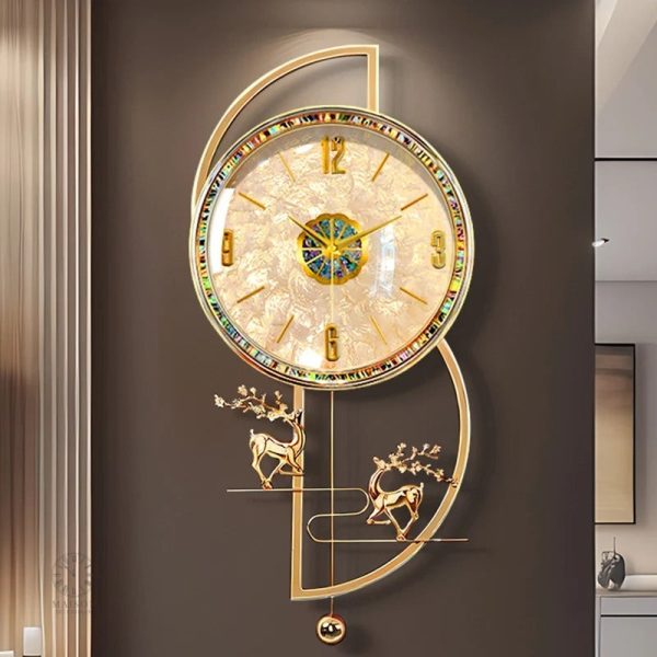 horloge-murale-design-luxe-1 Horloge murale design luxe moderne et élégante
