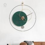 Design contemporain d'horloge murale pour salon