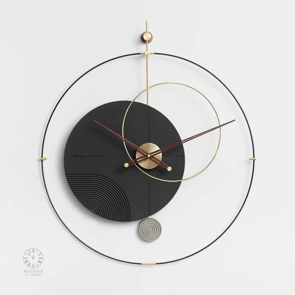 Horloge murale esthétique pour espace de vie