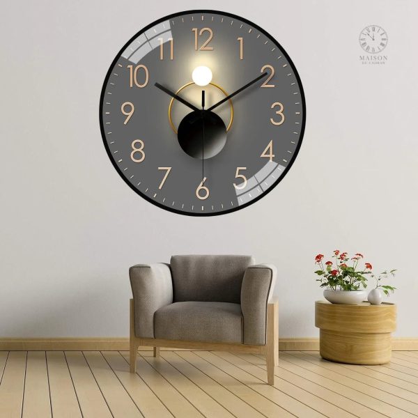 Horloge murale design silencieuse moderne