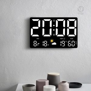 Horloge Murale Digitale moderne pour un bureau élégant