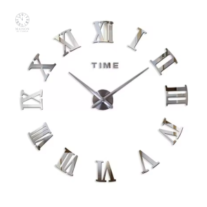 Horloge sticker mural créative pour embellir votre intérieur