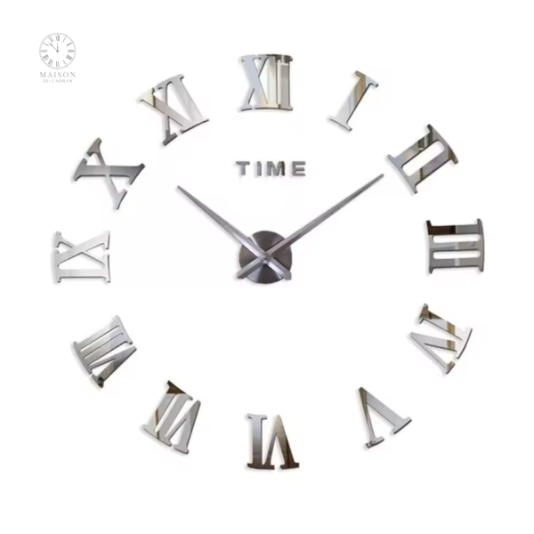 Horloge sticker mural créative pour embellir votre intérieur