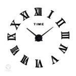 Accessoire décoratif : horloge murale adhésive au style unique