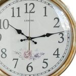Accessoire mural fonctionnel : horloge double face décorative