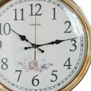 Accessoire mural fonctionnel : horloge double face décorative