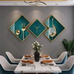 Horloge design luxe, motif géométrique captivant