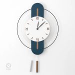 Horloge Murale en Bois Nordique design luxe