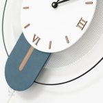 Horloge murale bois nordique, style scandinave