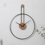Horloge Murale en Fer au style industriel