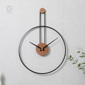 Horloge Murale en Fer au style industriel