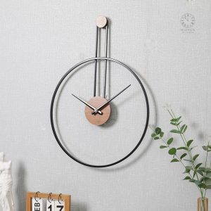 Horloge industrielle en fer, design moderne