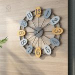 Horloge Décorative en Métal pour Intérieur