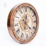 Horloge murale unique avec effet d'engrenage